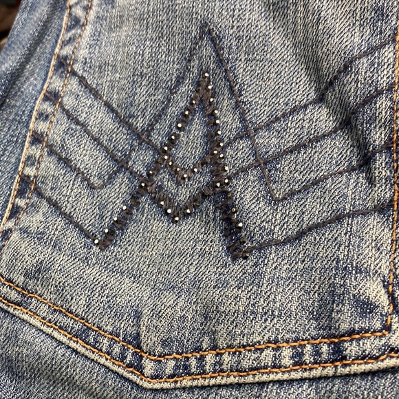 7 For All Mankind  Crystal Vintage Distressed Jeans NeverUsed - Picture 12 of 16
